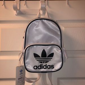 White mini Adidas Backpack